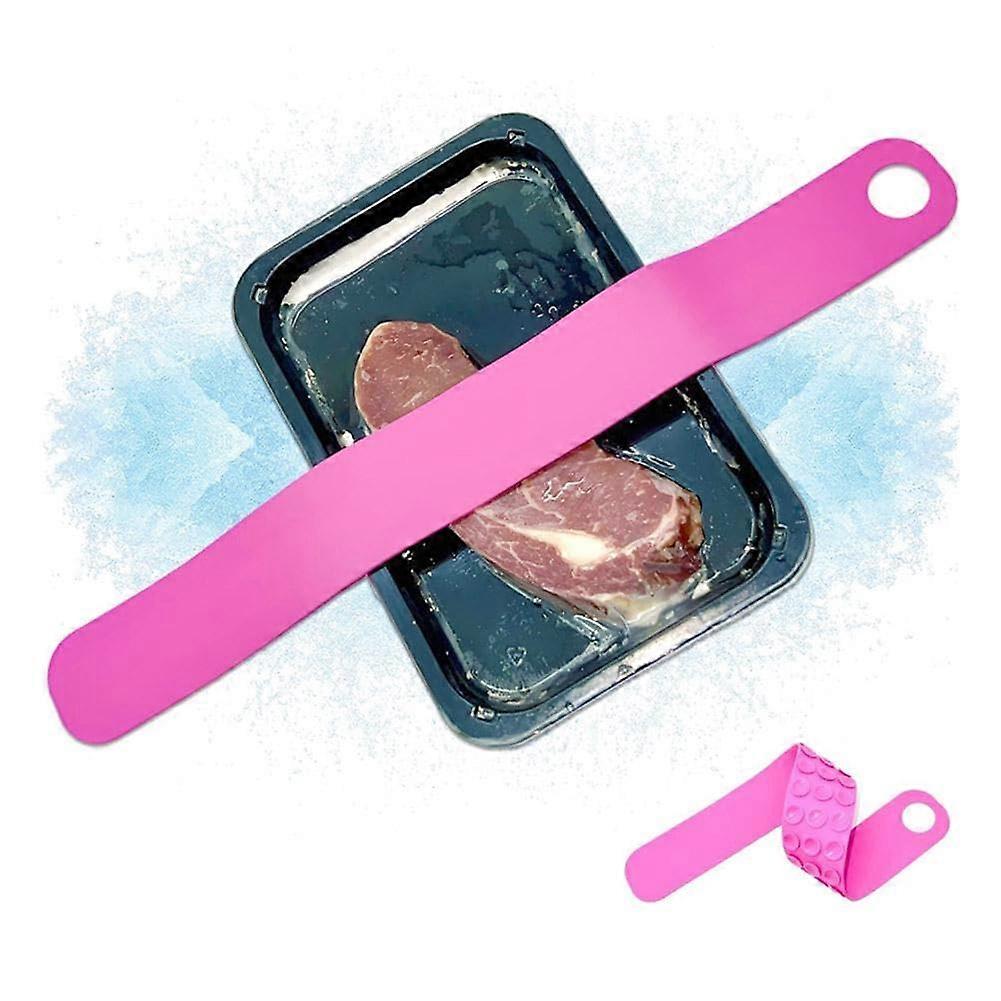 Fleischauftaugurt Silicone Defrosting Belt, Hanging Thawing Tool for Fast Defrosting of Frozen Meat, Sink Attachment