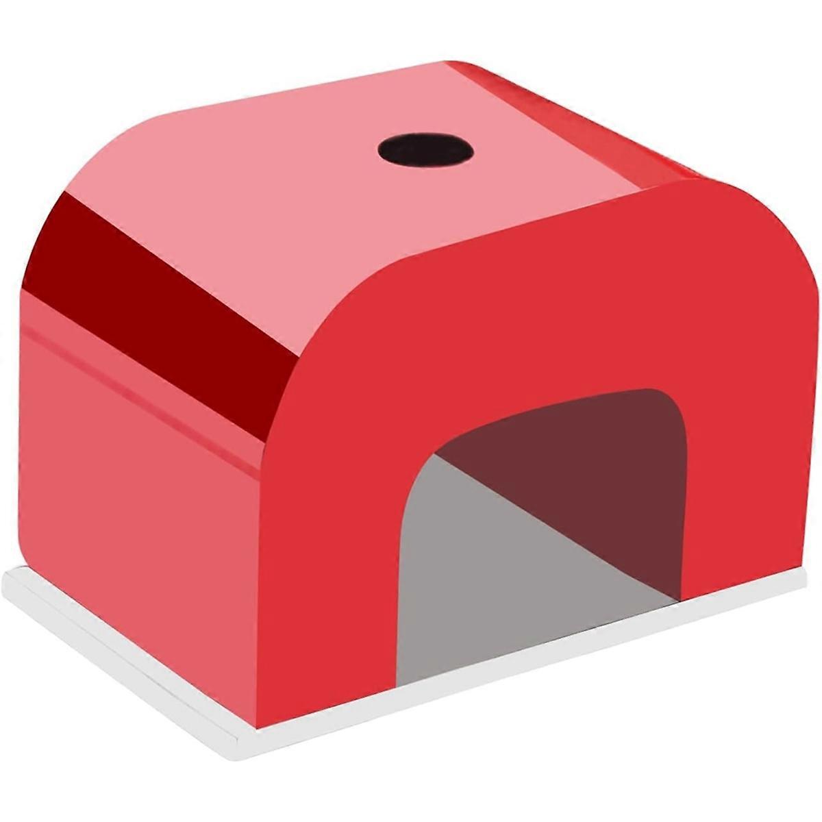 Roter Hufeisenmagnet, starker U-förmiger Magnet für Nagellack