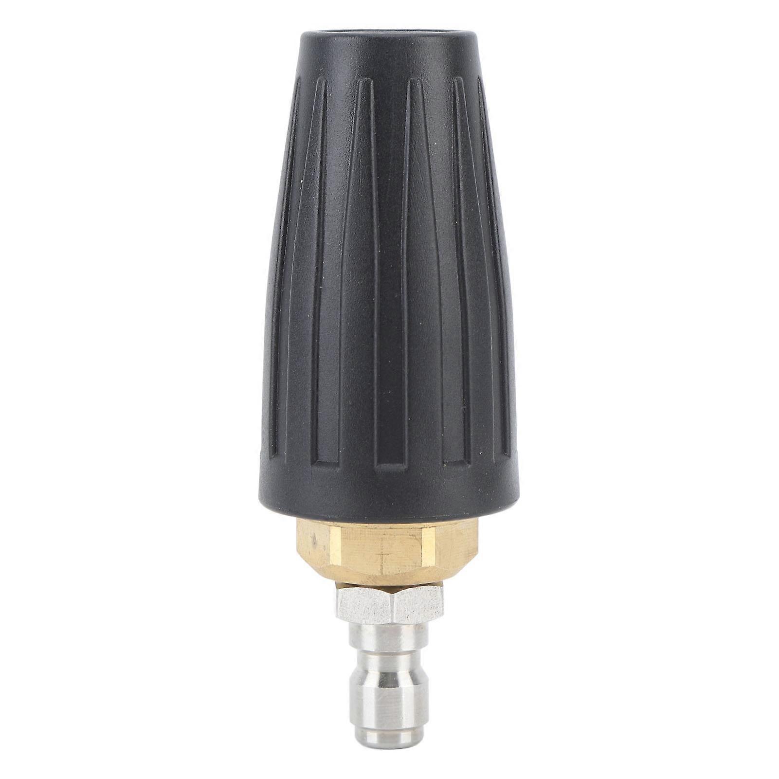 3000PSI Pressure Washer Rotating Turbo Nozzle Quick Connect 360 Degree Rotation Pressure Washer Turbo Tip 1/4in 040