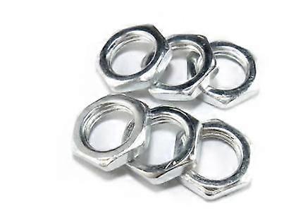 100pcs Hexagon Nuts: Precision Thin Hexagon Nuts Electronics Carbon Steel Fine Thread Flat Head Fasteners For Small Devices