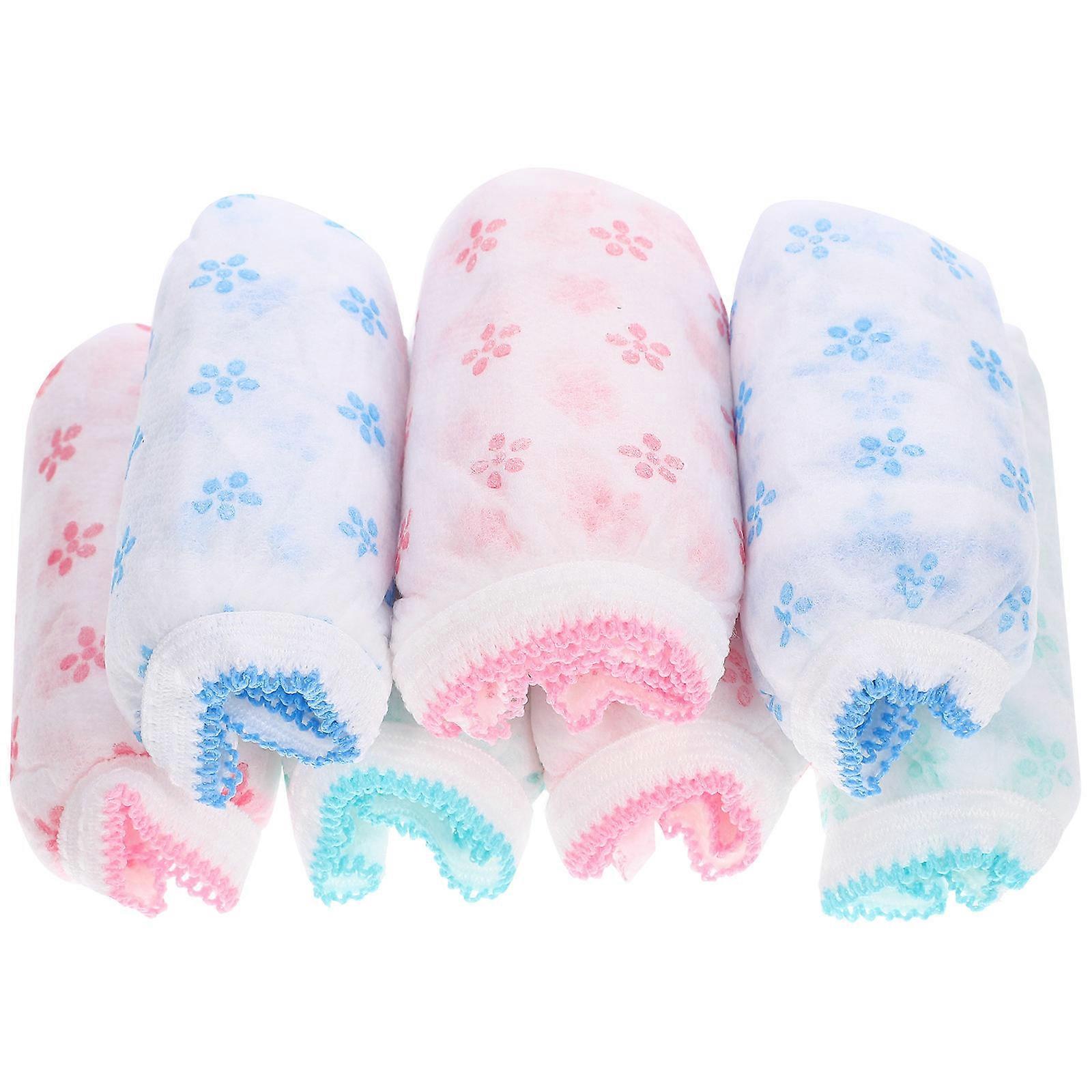 Engangs Undertøy Pustende Ikke-vevde truser Truser for Gravide Kvinner Reise Menstruasjon Daglig bruk 7 stk