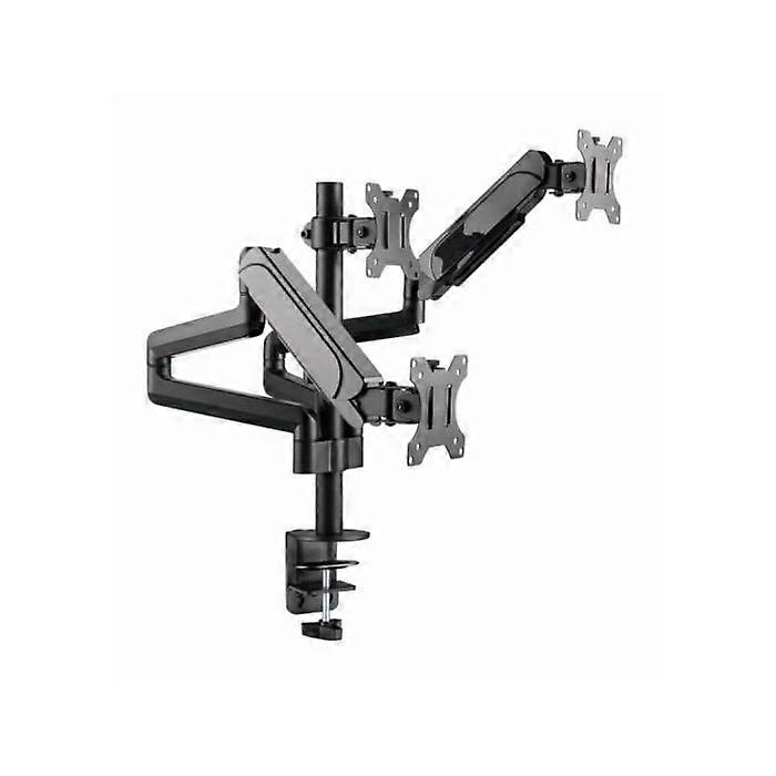 Gembird MA-DA3-01 Triple Desktop Stativ til 27" Skærme VESA 100 Max 21Kg Sort