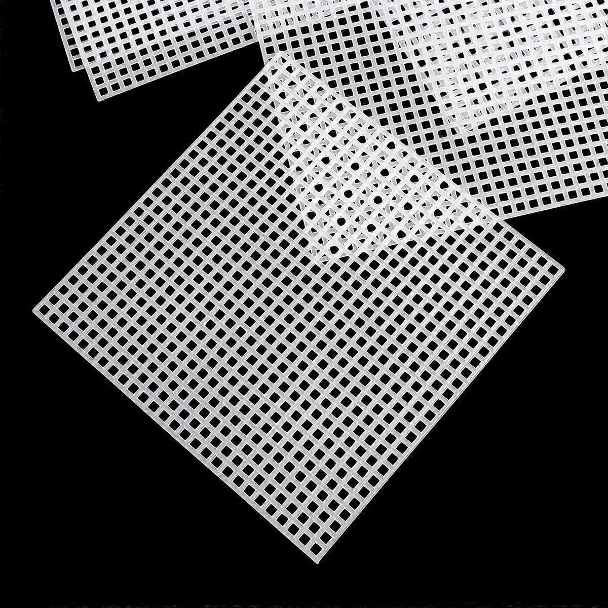 Embroidery Mesh Canvas Diy Cross Stitch Plastic Meshes Diy Projects White 86x56x0.03cm Bag Model 30Pcs