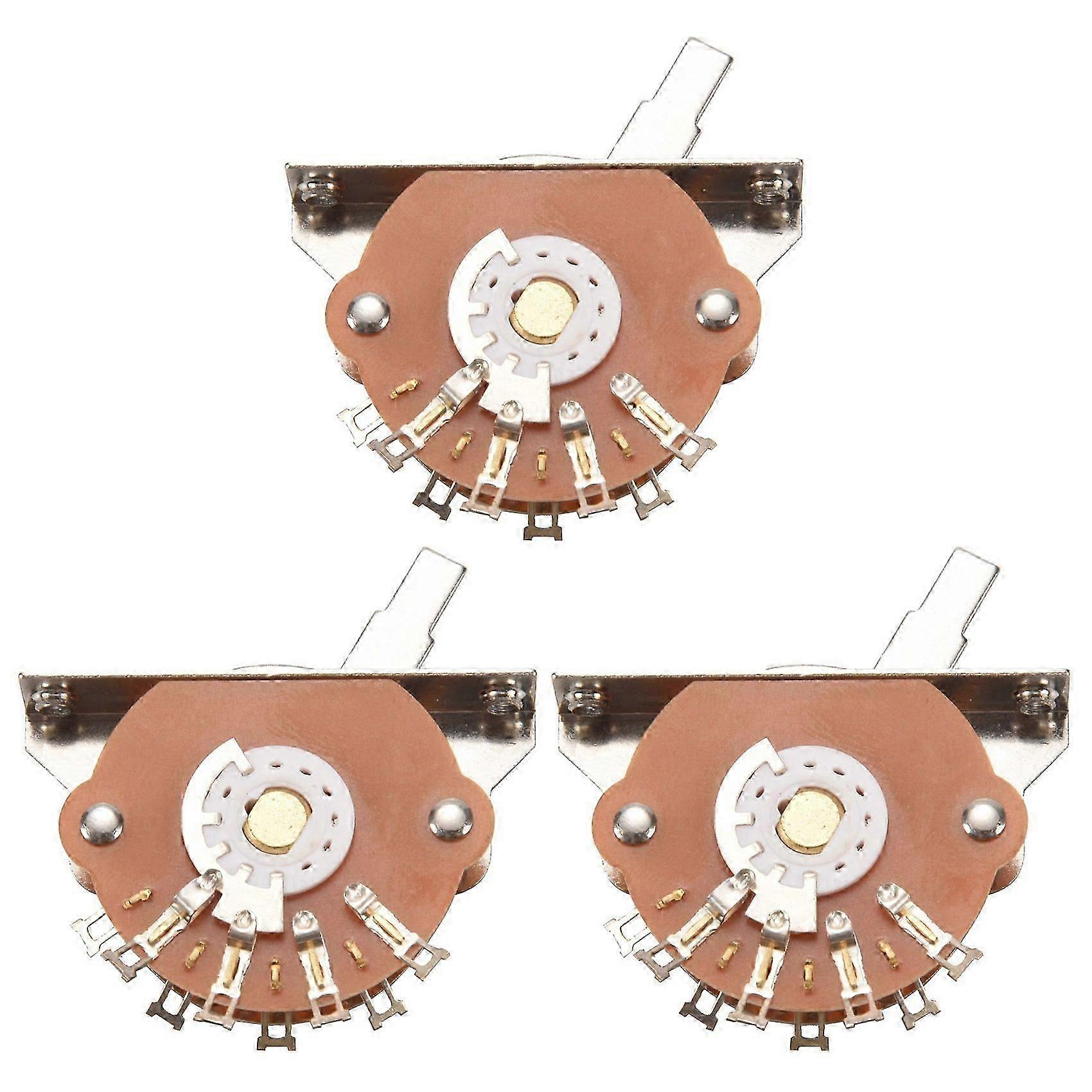 3X 3 Way Lever Pickup Selector Switches for Electric Guitar Switch Replacement