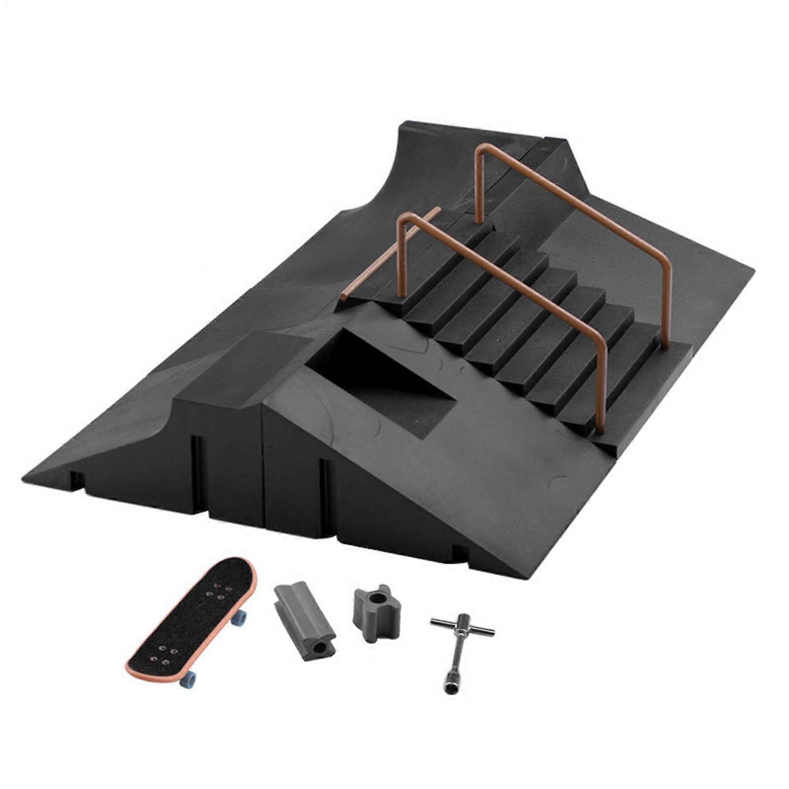 Fingerboard Ramp Toy Set 6 Inch, Durable High-Quality ABS Material, Smooth Surface for Safe Play, Ideal for Kids