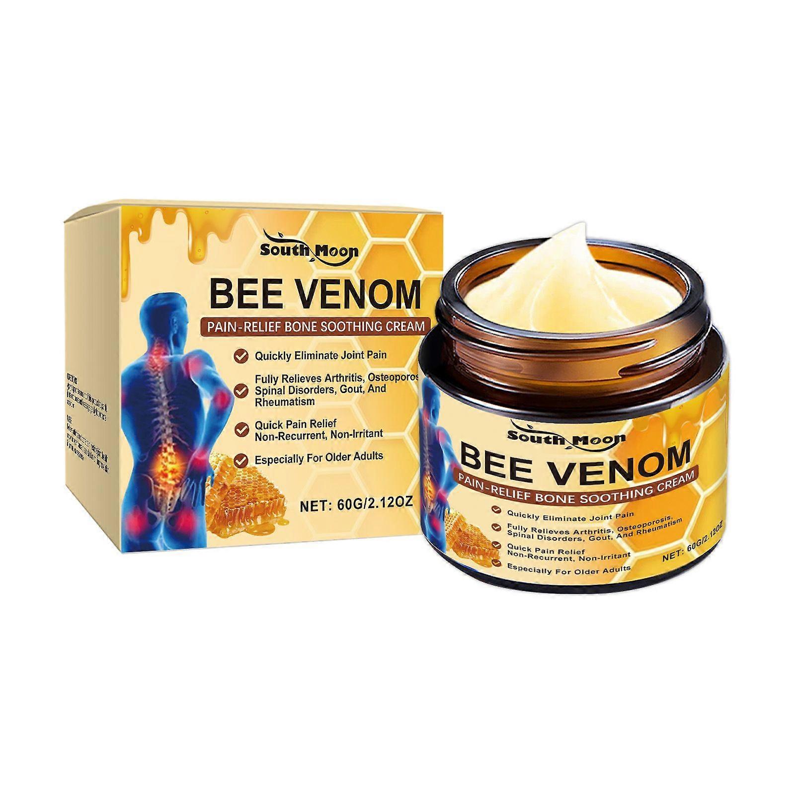 Bee Venom Joint & Bone Cream, Professional Bee Venom Relief Joint for Back, Knee, Hands, Neck, Feet