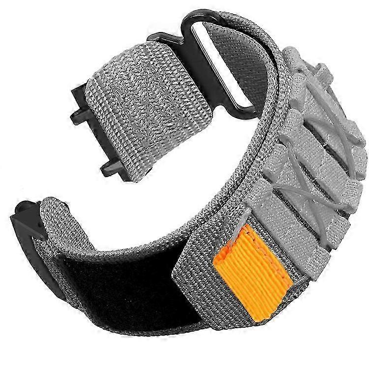 Compatible For Huami Amazfit T-Rex 3 Nylon Watch Band Loop Fastener Wrist Strap with Connector