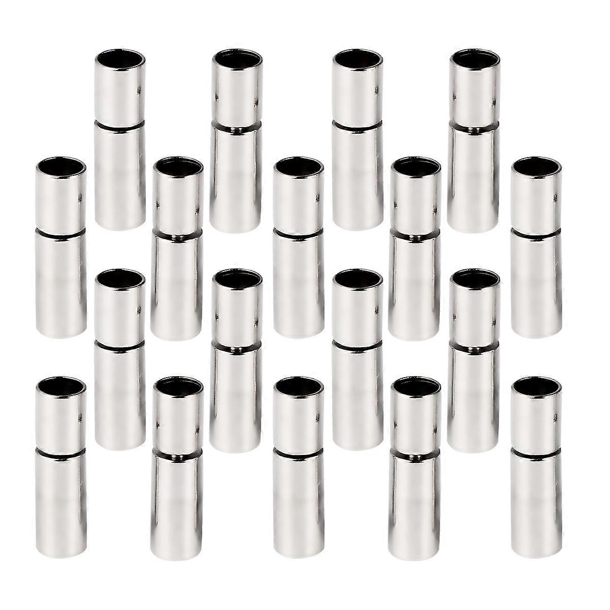 20pcs Silver Jewelry Making Buckles for DIY Woven Bracelets & Necklaces – Durable Clasps for Handmade Crafts
