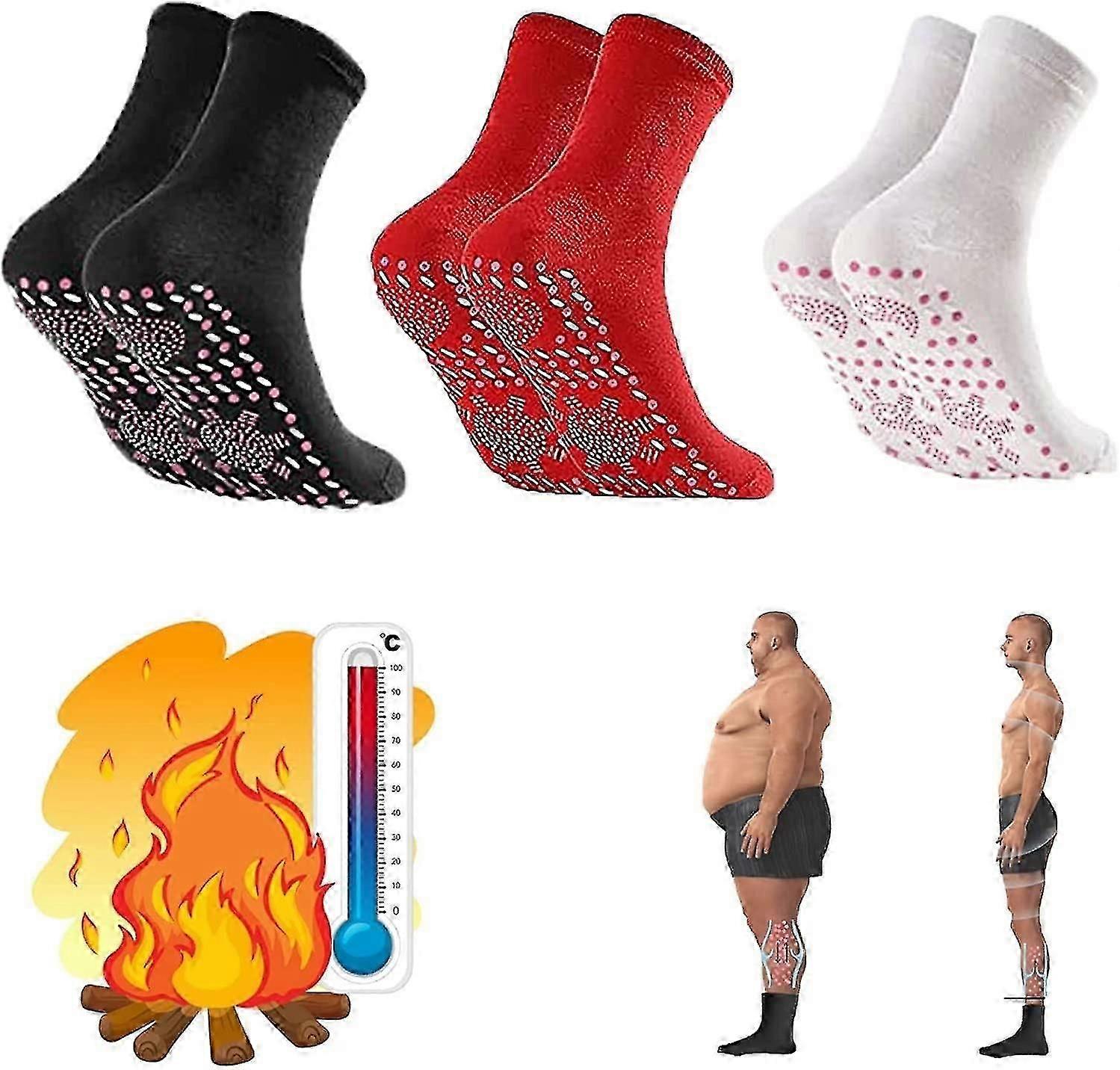 Tourmaline Slimming Health Sock Tourmaline Acupressure Self-heating Shaping Socks Tourmaline Slimming Health Sock
