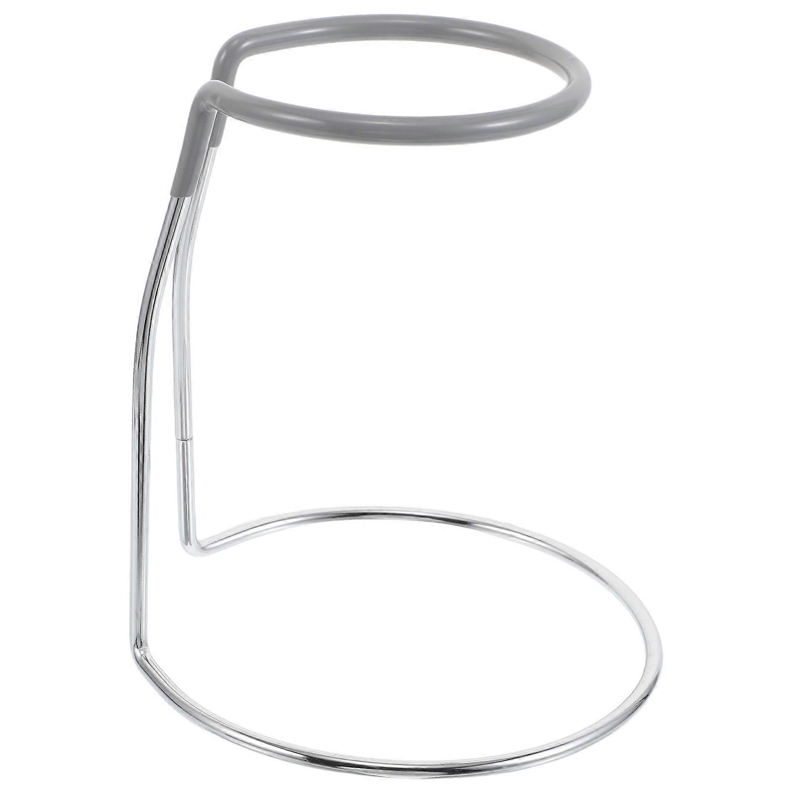 Stylish Stainless Steel Wine Decanter Display Stand Holder for Carafe Glasses Versatile Tabletop Rack for Home Bar Restaurant Elegant Minimalist