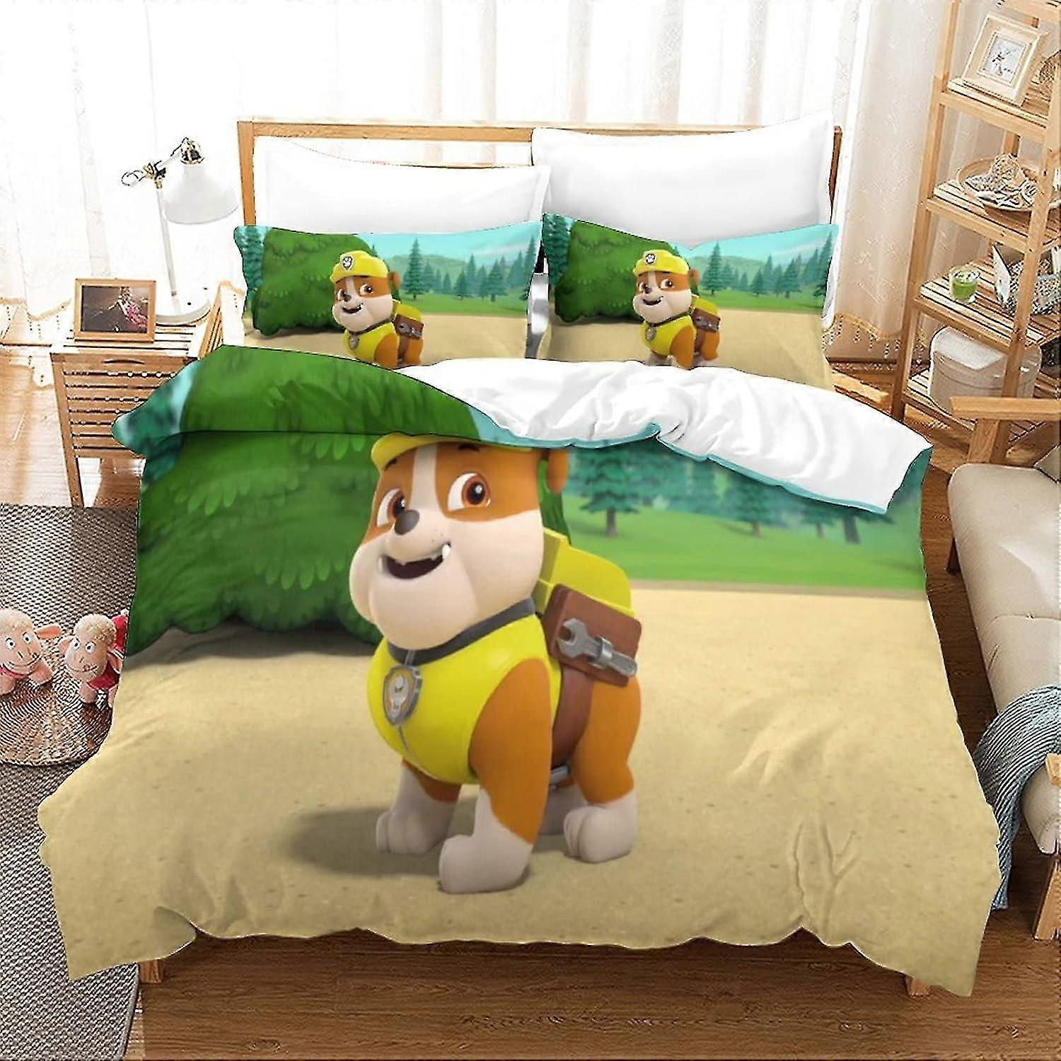 Conjunto de capa de edredão macio de 3 peças com fronha e fecho de zíper para prevenção de alergias, adequado para qualquer usuário