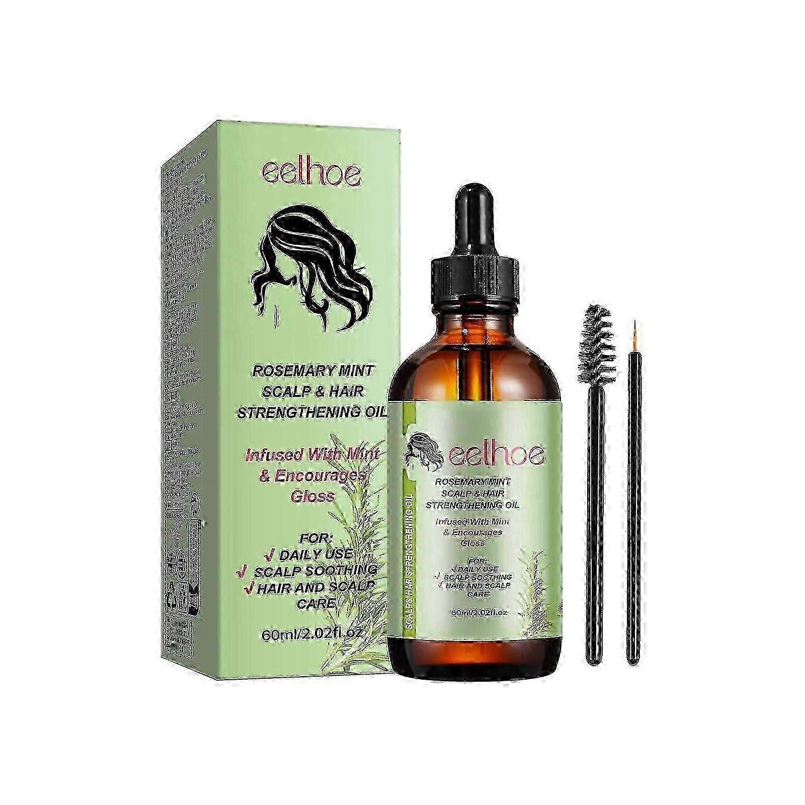 unbrand Anguille Romarin Soins Capillaires Huile Essentielle Réparation Cheveux Nutrition Massage Cu