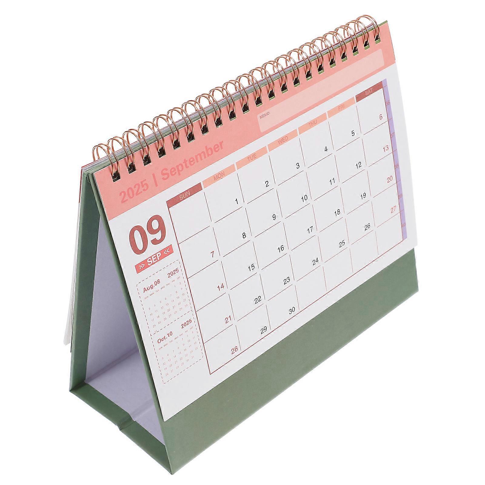 Delicate Desk Calendar Calendar for Daily Use with Manual Date Change