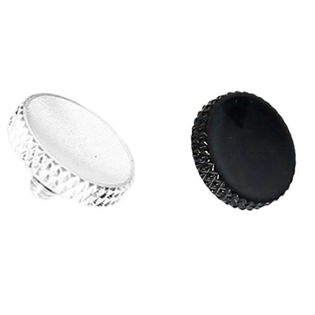 2Pcs Camera Shutter Release Button Metal for Xt30 Xt20 Xt10 Xt3 Xt2 Xpro2 X100F x - Black & Silver