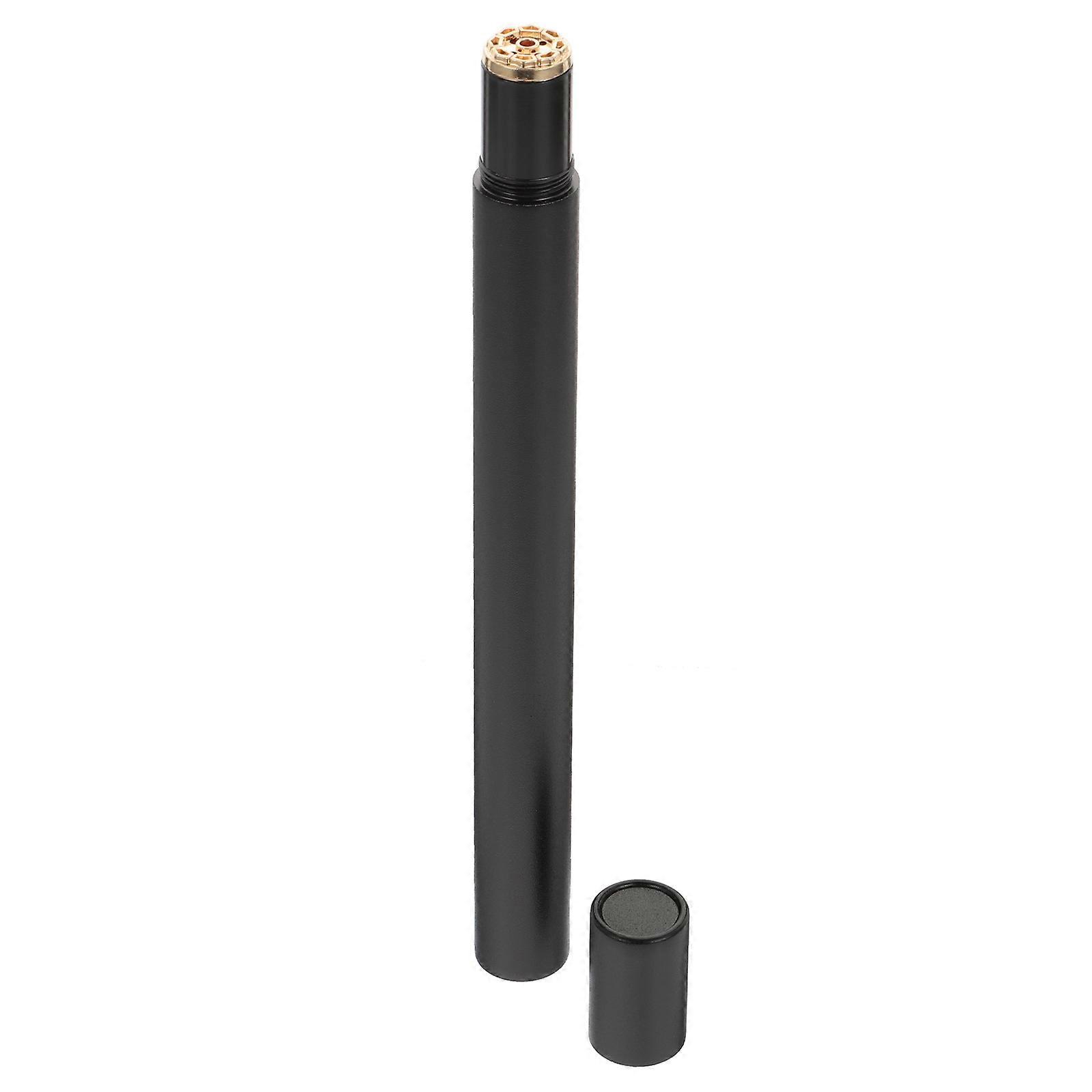 Aluminum Alloy Incense Tube with Holder – Compact Agarwood Storage Jar for Home Use, Dust Proof Design for Organizing Incense Sticks and Accessories