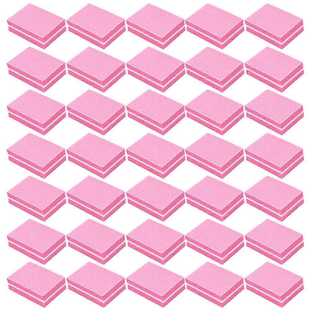 Sponge File Nail Polishing Files Pedicure Manicure Nails 3.4X2.4X1CM Ridge Removal 50Pack