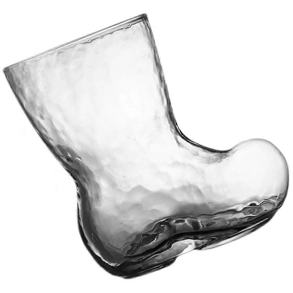 Boot Glass Cup Transparent Glass Cup with Unique Boot Shape for Kitchen