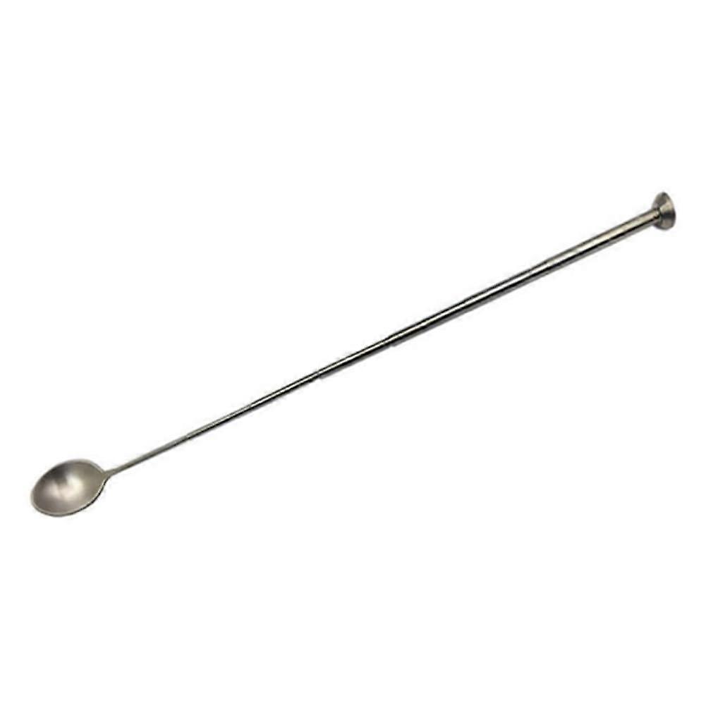 Retractable Bar Spoon Stainless Steel, Bar Tools, Bartender Cocktail Mixing Spoon, Extendable Long Telescopic Spoon