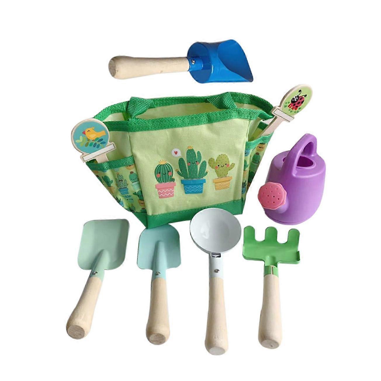 1 Set of Garden Tools for Partial Educational Gardening, Lightweight, Safe, and Durable Garden Accessories for Toddlers with Colorful Tools