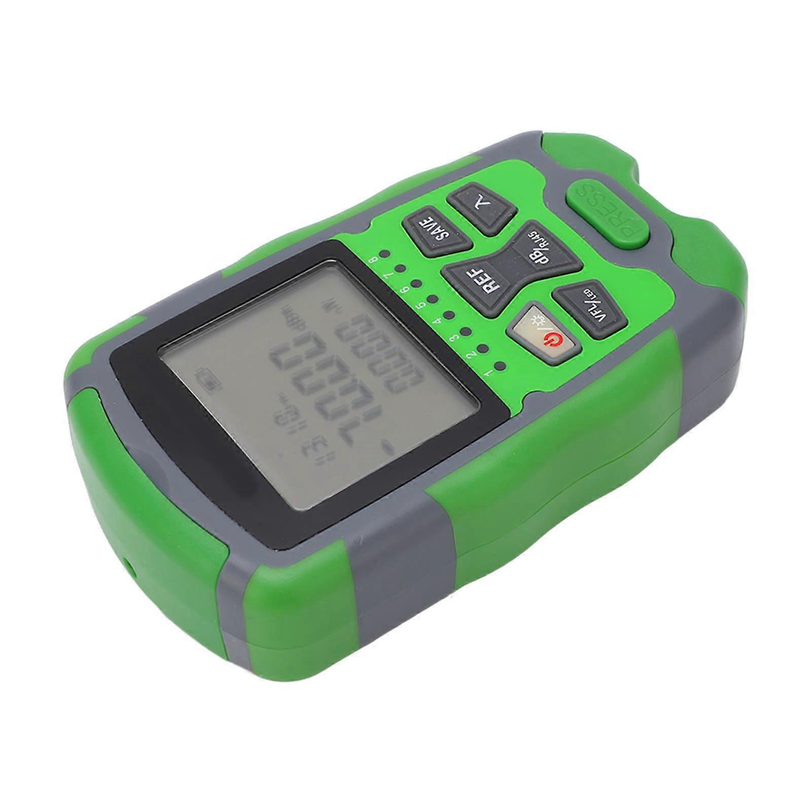 Optical Fiber Power Meter Optic Cable Tester ‑70~+10dbm Digital Display Rechargeable 30MW 