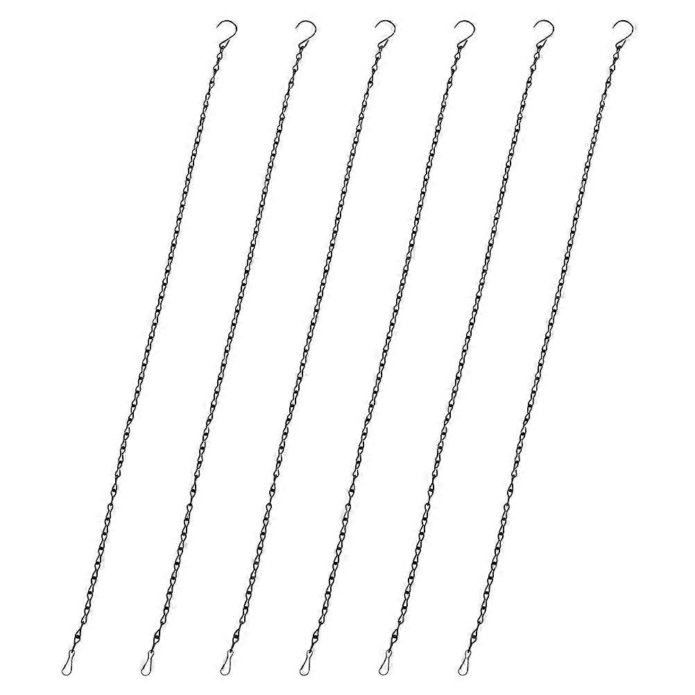 6pcs Heavy Duty Hanging Basket Chains for Garden & Home – Durable, Space Saving Design for Flower Baskets & Birdcages