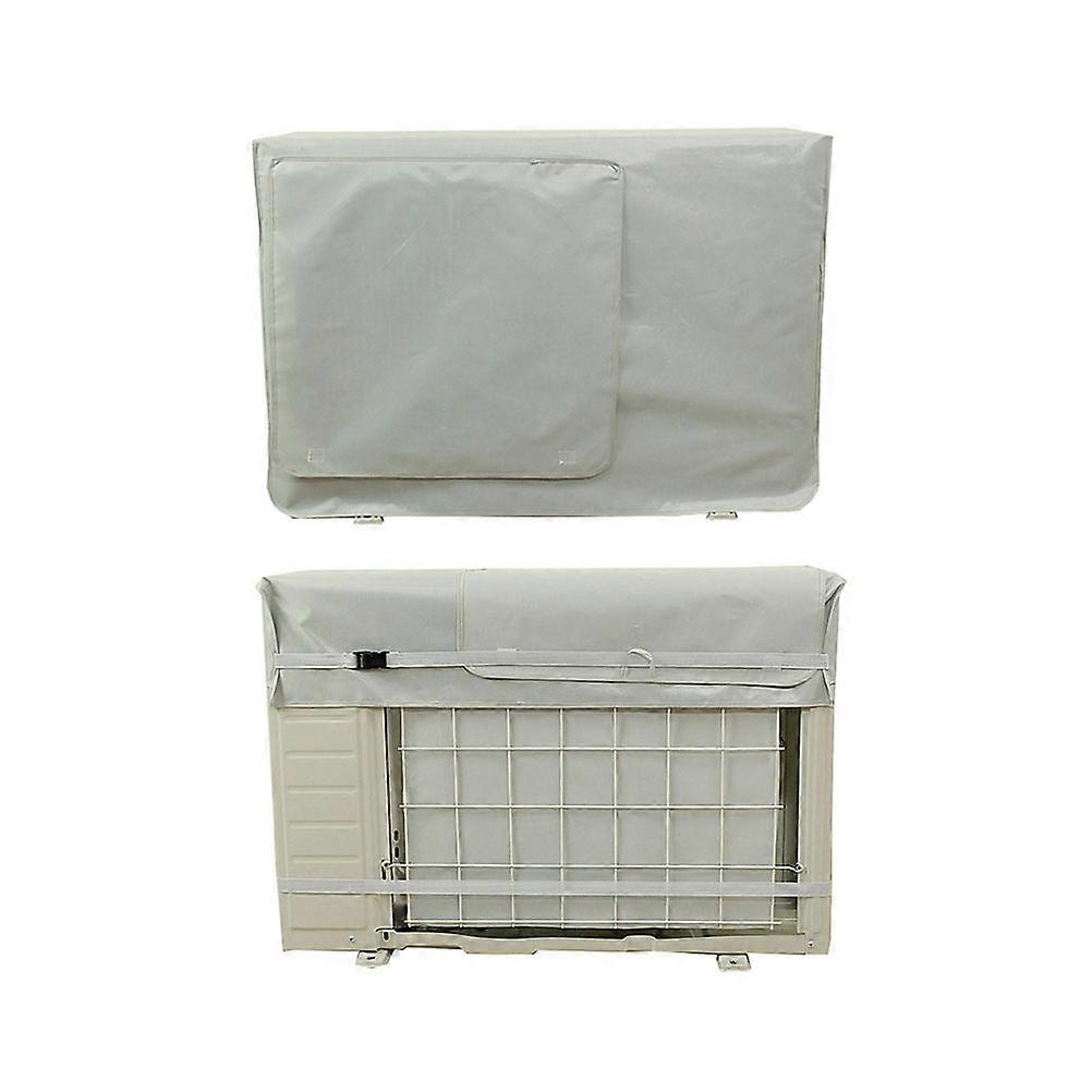 Ac Unit Cover Mesh Breathable Sun Protection for Window Installation Polyester 84x58x32cm Cold Air Draft Blocking 1Pcs