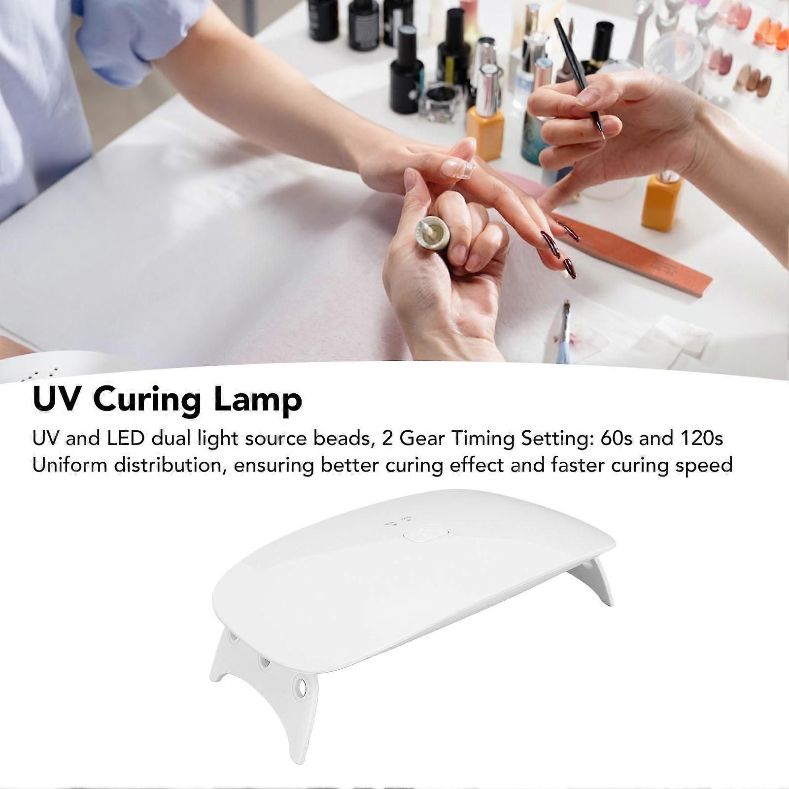 UV Resin Light 60s 120s 2 Timer Settings LED UV Dual Light Sources Fast Curing Lamp for Jewelry Making Crafts 21 Lights