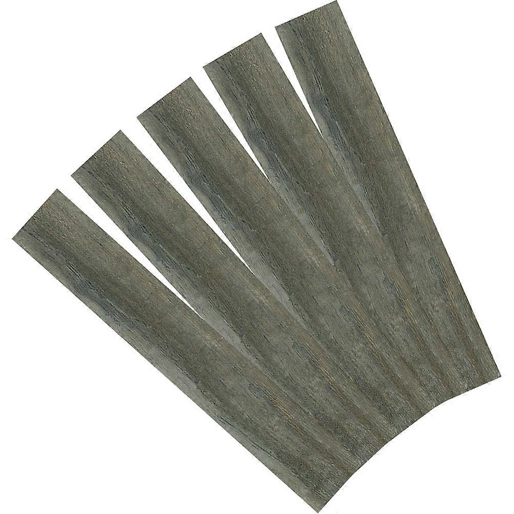 PVC Floor Tile Stickers 5Pcs Removable Peel And Stick Floor Planks Perfect For Homeowners DIY Enthusiasts Rectangular Waterproof