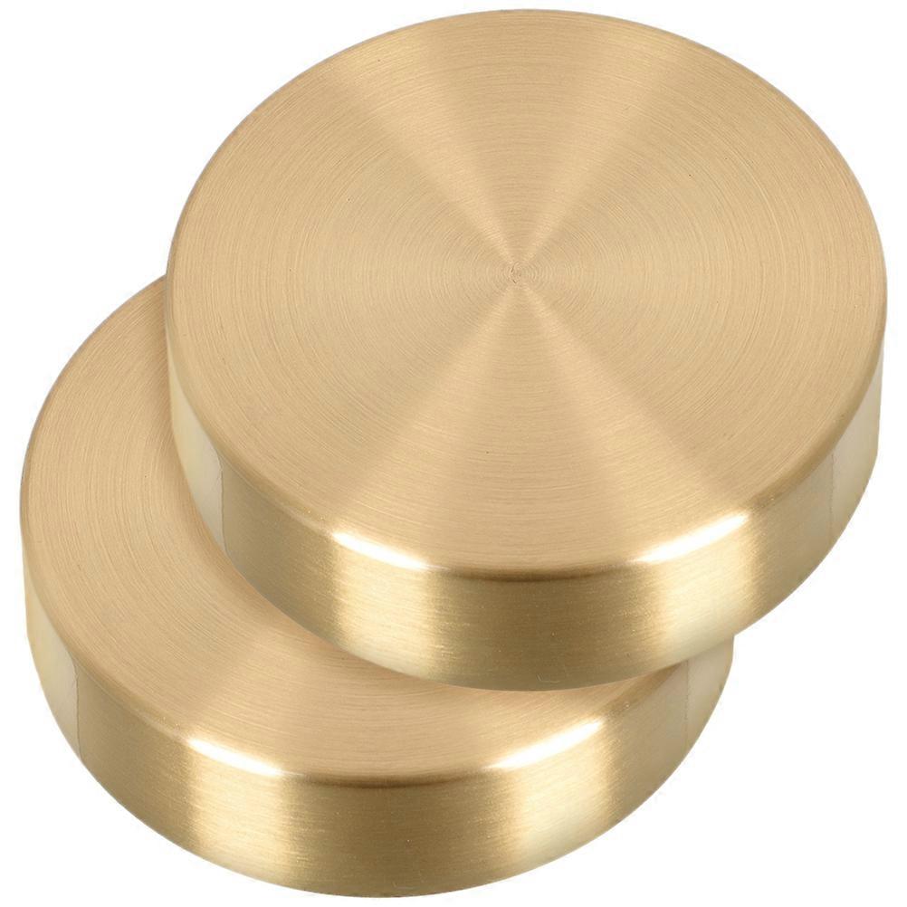 Golden Brass Paperweight for Calligraphy and Desk Decoration 2Pcs Smooth Edges Safe to Use
