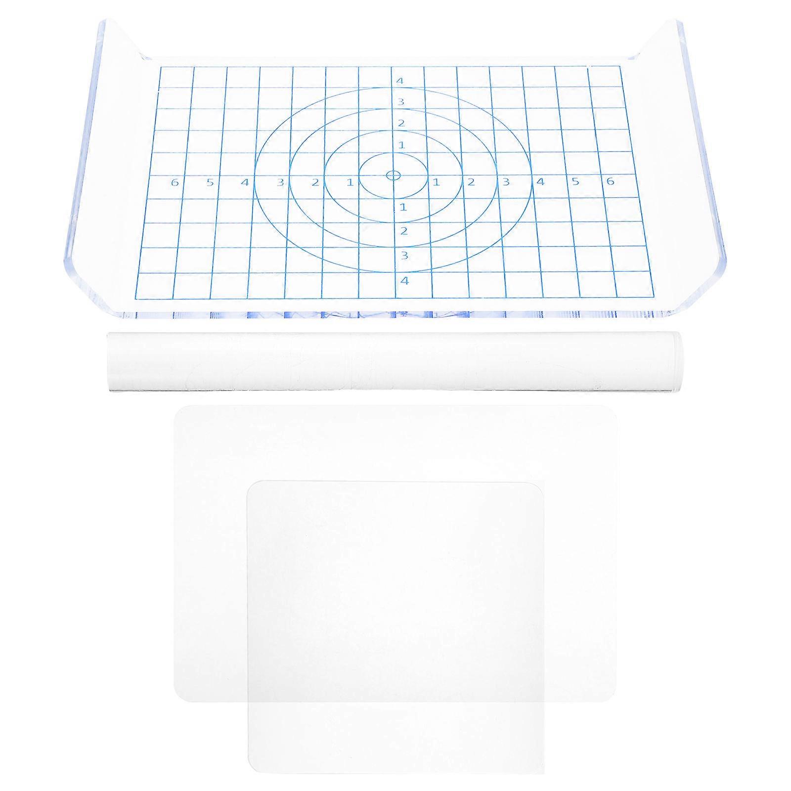 Acrylic Clay Tool Set with Wedging Board and Roller for DIY Pottery, Modeling, and Creative Crafting Projects