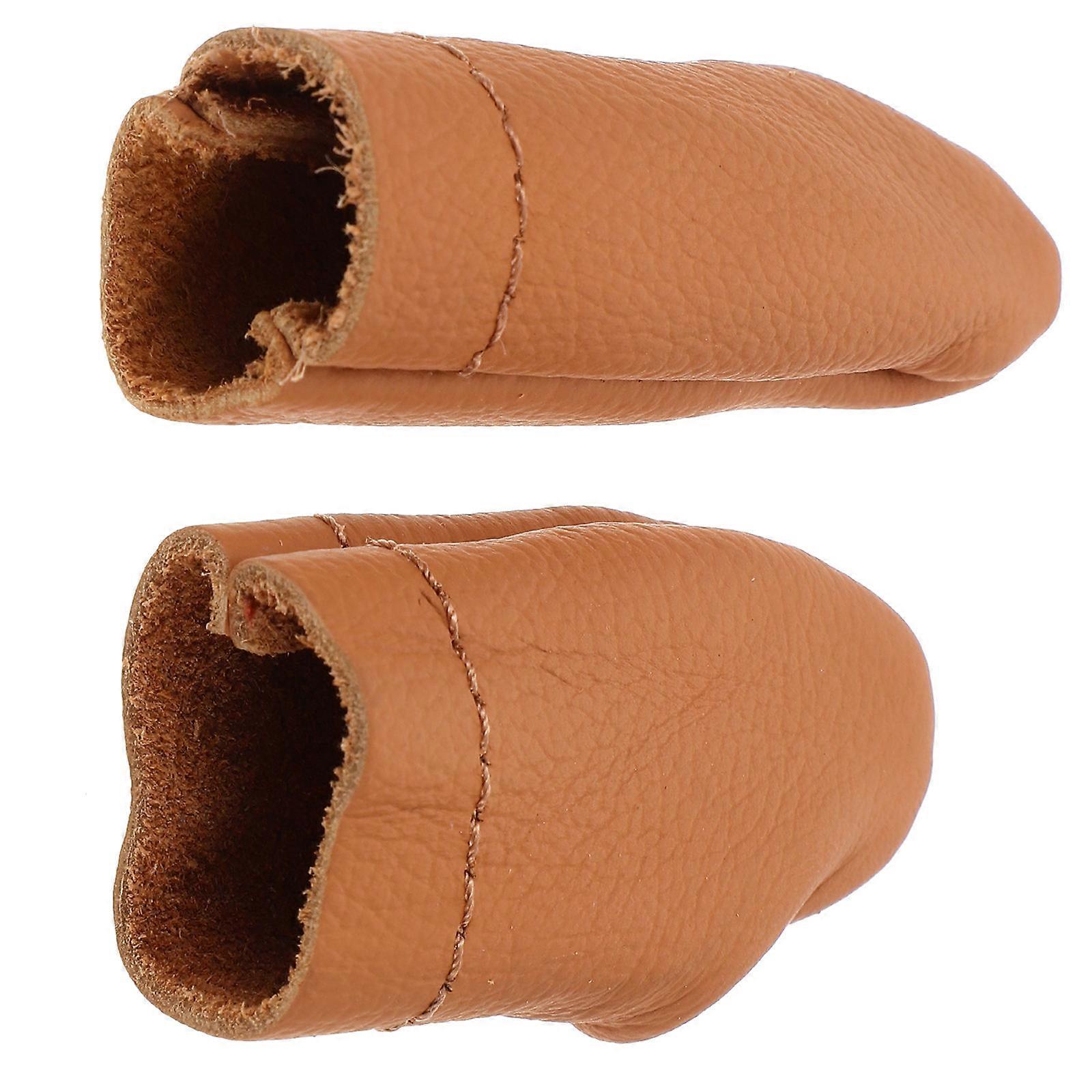 Finger Guard Set 2Pcs Thimble Available In Random Color For Needlework And DIY Enthusiasts Offering Finger Protection
