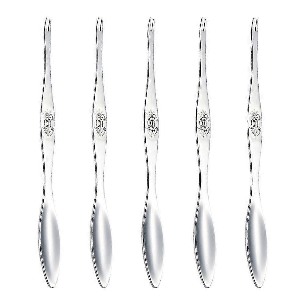 2025 5Pcs Useful Crabs Leg Pliers Set Lobster Shell Peeling Forks Openers for Seafood