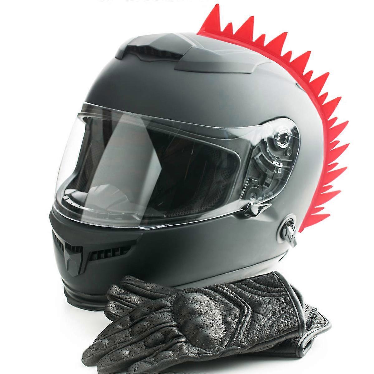 Retro Patch for Motorcycle Decoration Durable Plastic Red Color Make You Coolest in Crowd 3.5 Inch