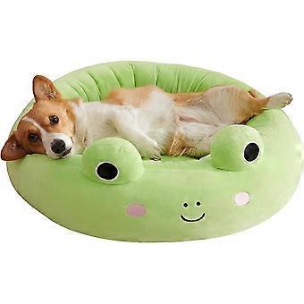 40cm söt groda ananas katt hund husdjurssäng, ultramjuk squishmallows plysch husdjurssäng