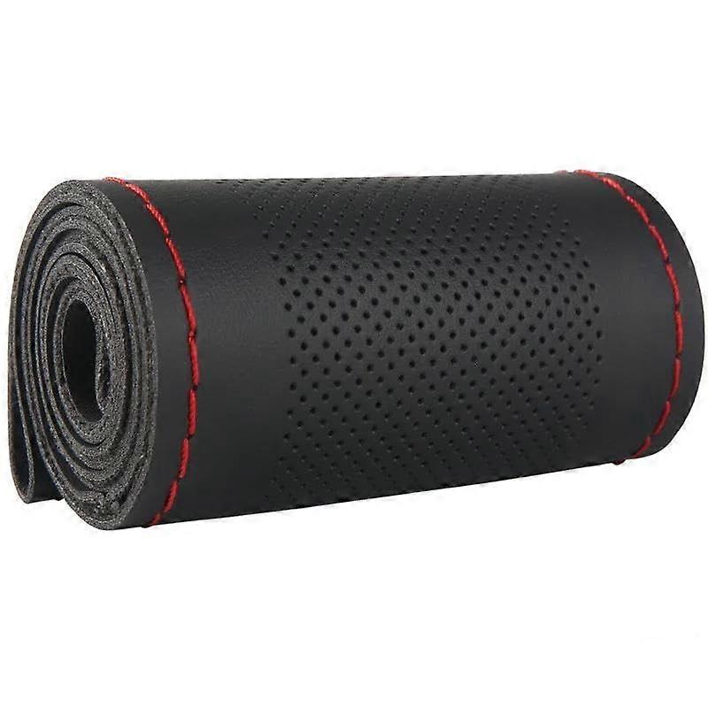 Auto Lenkradabdeckung 38cm Universal PU Leder Lenkradbezug Mit Anti-Rutsch Design Für DIY Braid Nadeln Thread