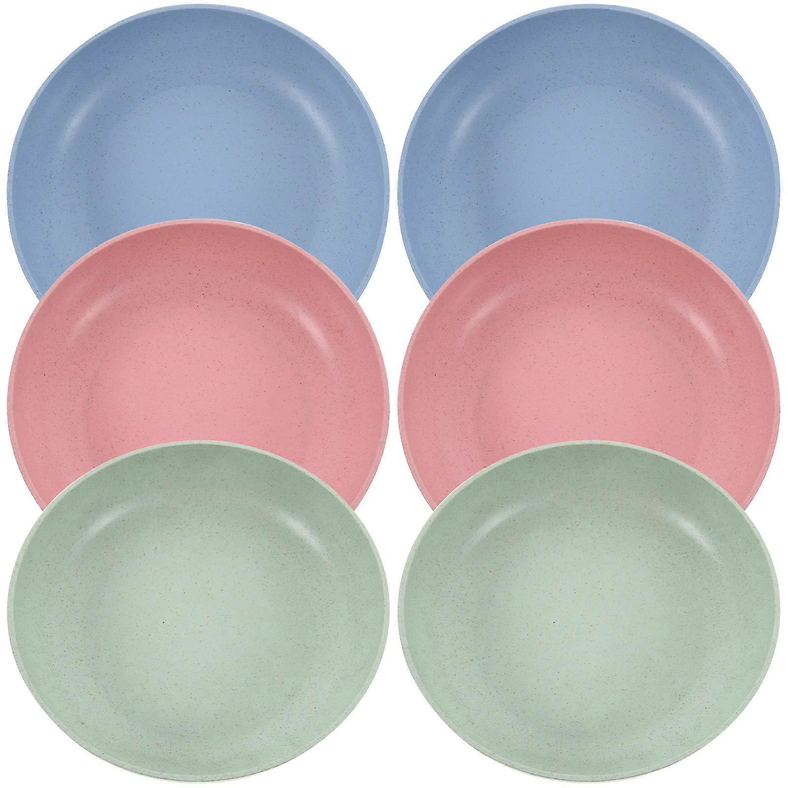Practical Cat Bowl with Non Slip Base for Small Cats and Short Legged Cats 6pcs Assorted Color