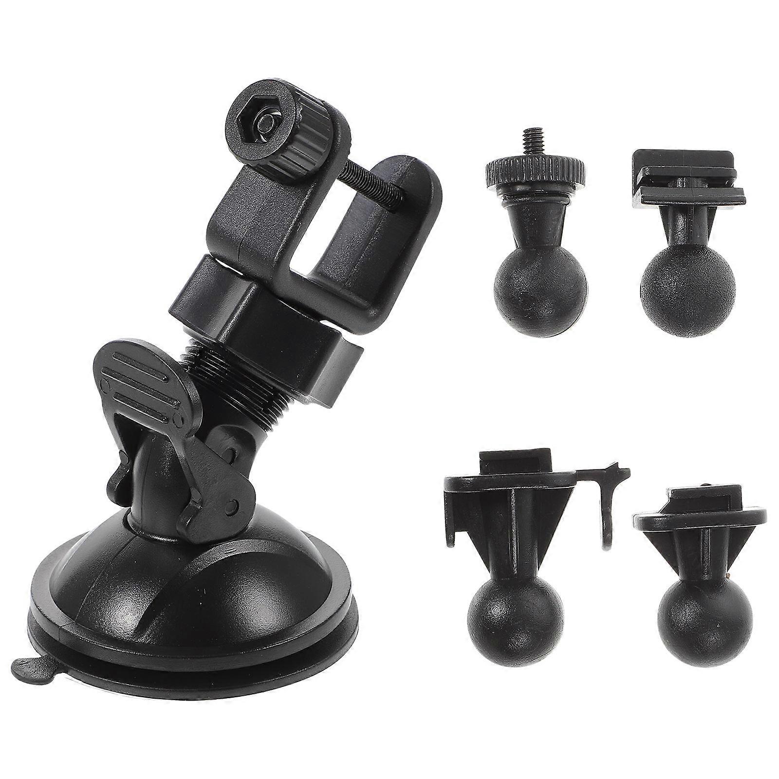 Suction Cup Bracket For Dash Cam Vehicle Use 1 Set Black Featuring 270-degree Rotating Design For Easy Installation