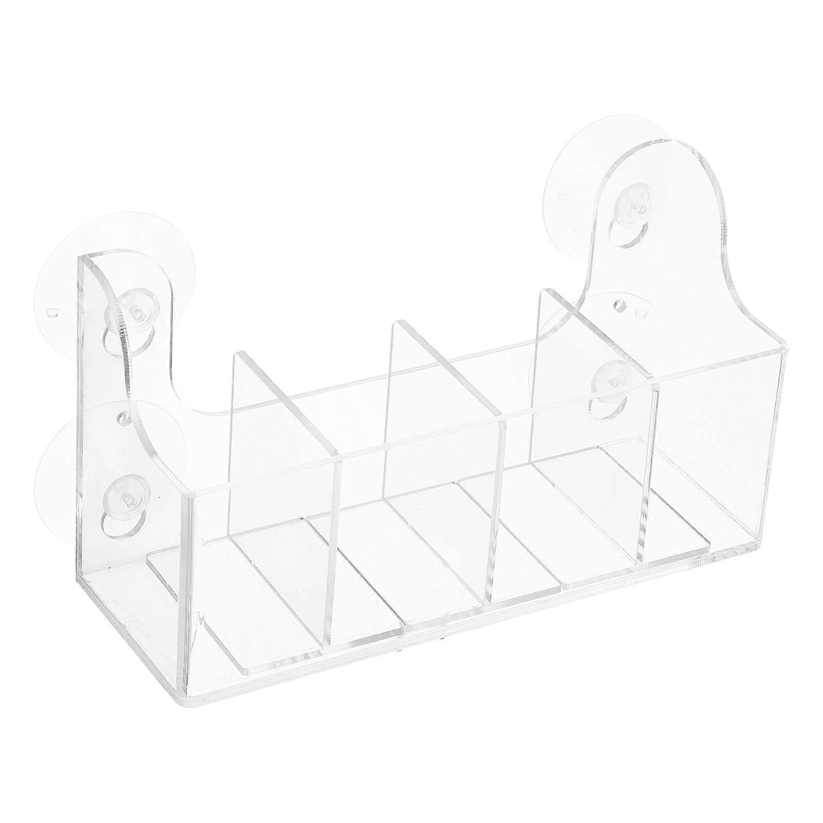 Strong Suction Power Cup Storage Rack For Household Users Optimizing Fridge Space With Removable Chocolate Shelf 1Set