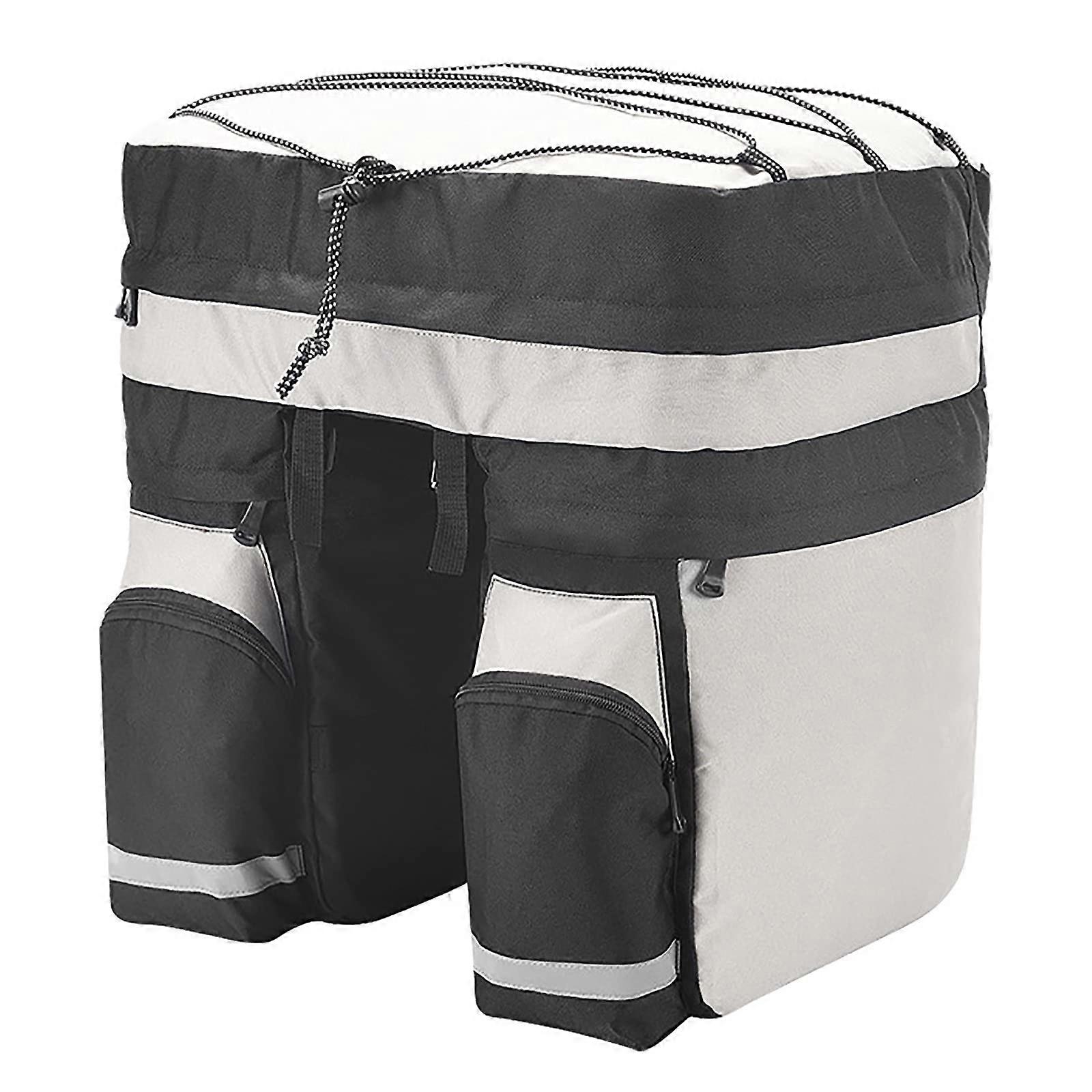 Bicycle Bag Pannier Rack Set Compatible With Standard Pannier Racks Saddle Bag Shoulder Bag Laptop Pannier 3-In-1