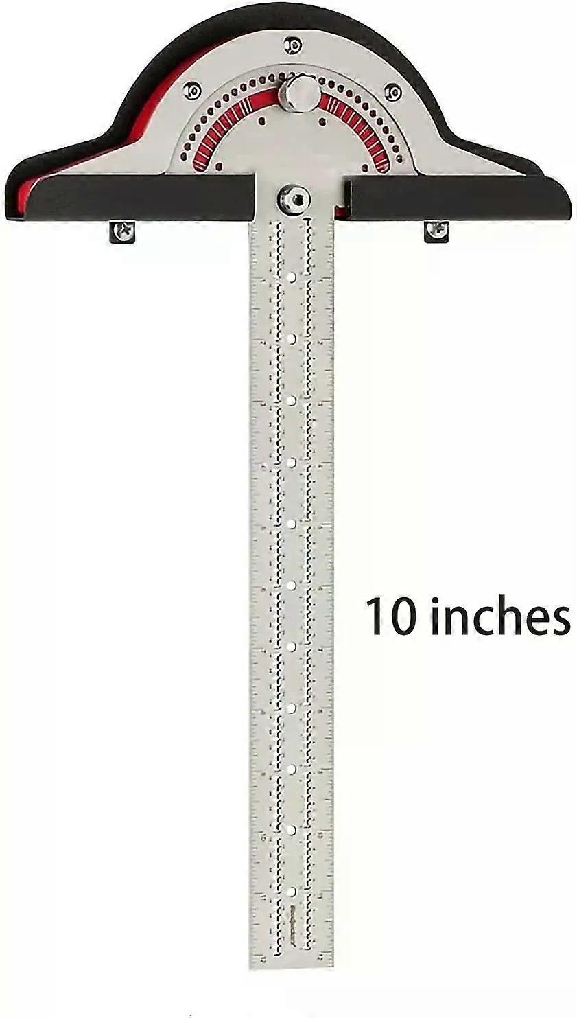 ZezzoWoodworkers Edge Rule Effective Protractor Woodworking Angle Ruler Measuring Angle Stainless Steel Carpentry Tools 2021