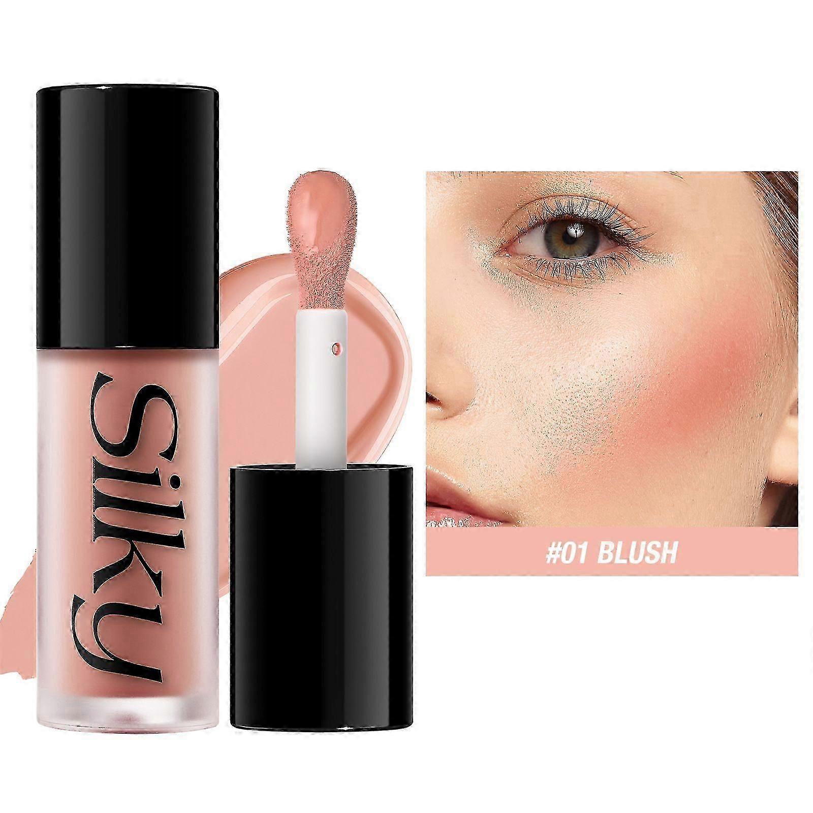Soft Matte Liquid Blush for Cheeks - Long-Lasting Dewy Tint with High Pigmentation