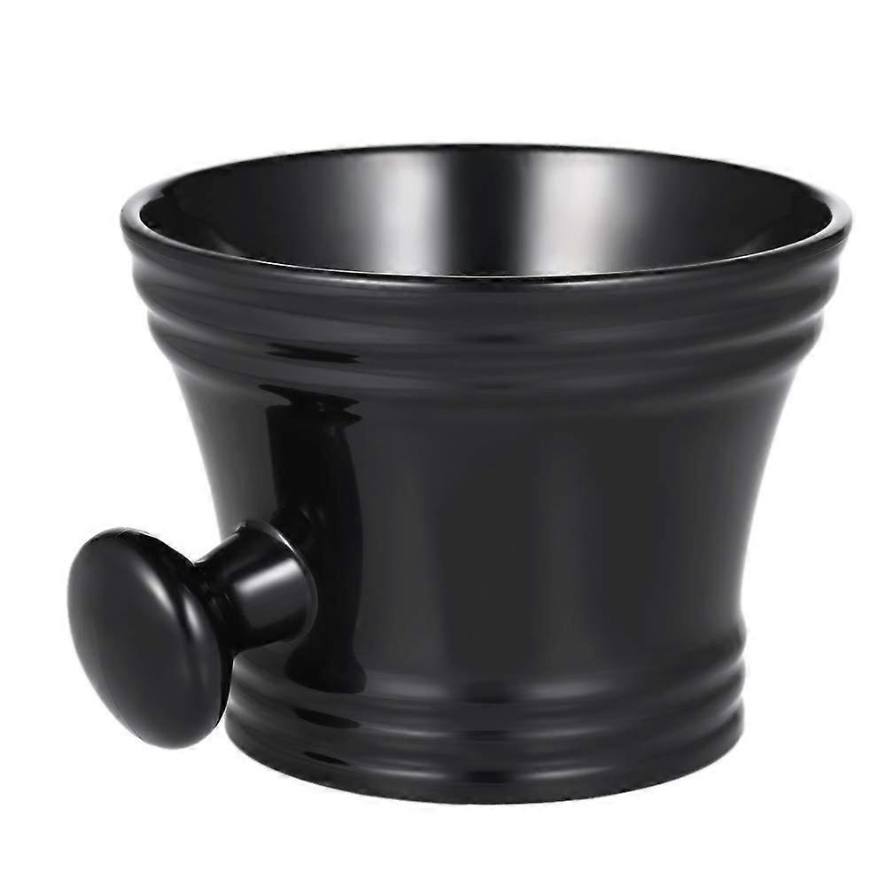 Plastic Shaving Soap Dish with Handle - Large Capacity Foam Shaving Cream Bowl, Portable Hairdresser Shaving Cup for Home Travel