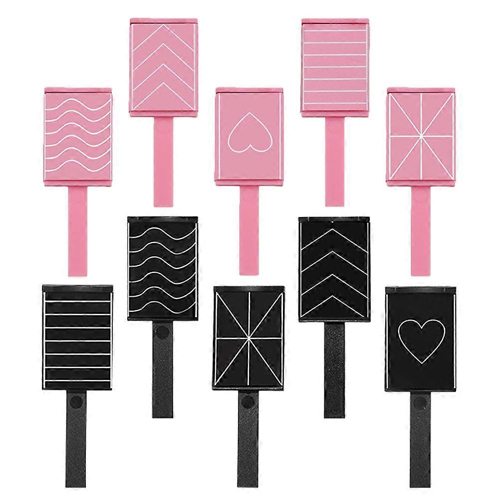 10Pcs Cat Eyes Magnets Nail Art Tools Creating Cat Assorted Color Magnetic Application Kit