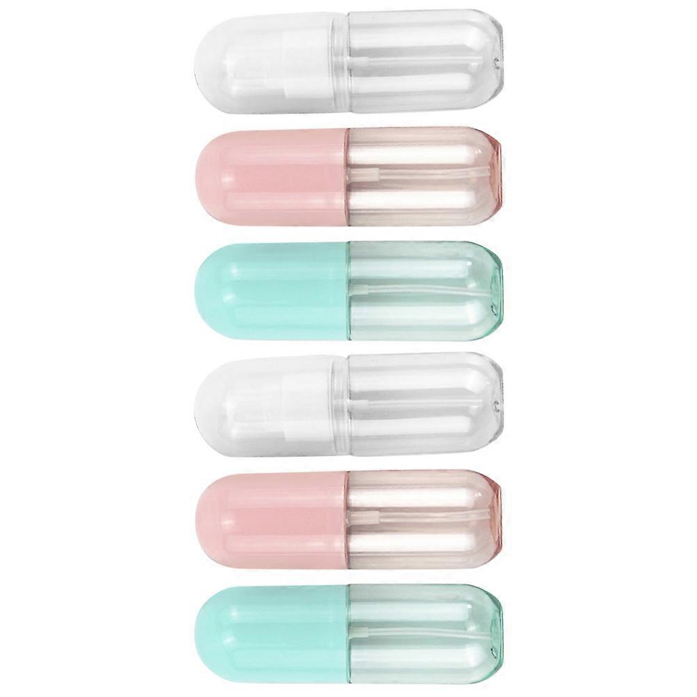 Makeup Lotion Pump 6Pcs Empty Spray Bottle Suitable For Travellers 60ml Assorted Color Style