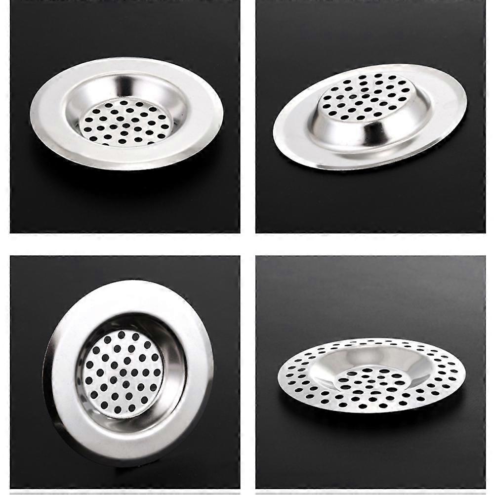 Stainless Steel Metal Sink Strainer for Home Use Easy Install Durable Most Sinks 4pcs