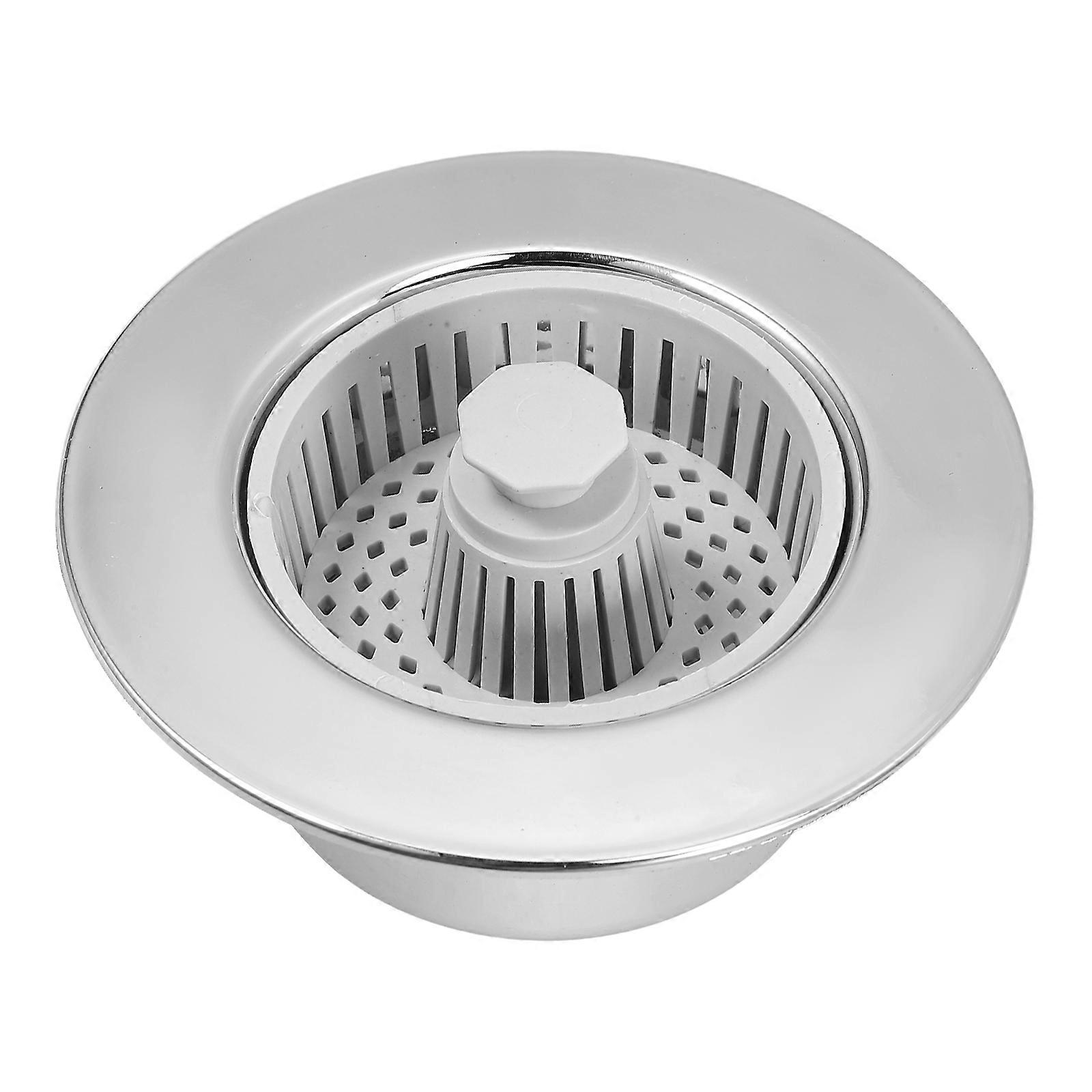 Stainless Steel Sink Strainer Basket for Easy Waste Drainage, Durable Kitchen Garbage Drainer with Perforated Design to Prevent Clogs