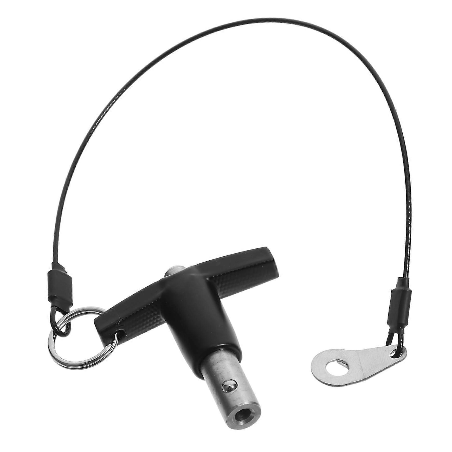 Ball Locking Pin T Handle Quick Release Locking Pin 33.00x5.00x1.50CM Durable Steel for Easy Tool Attachment