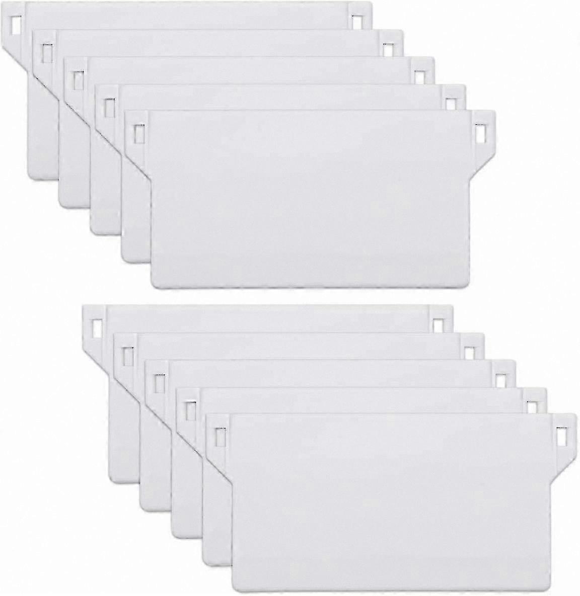 White Bottom Weights for Vertical Blinds, 10 Pack Replacement Slats Stabilizers