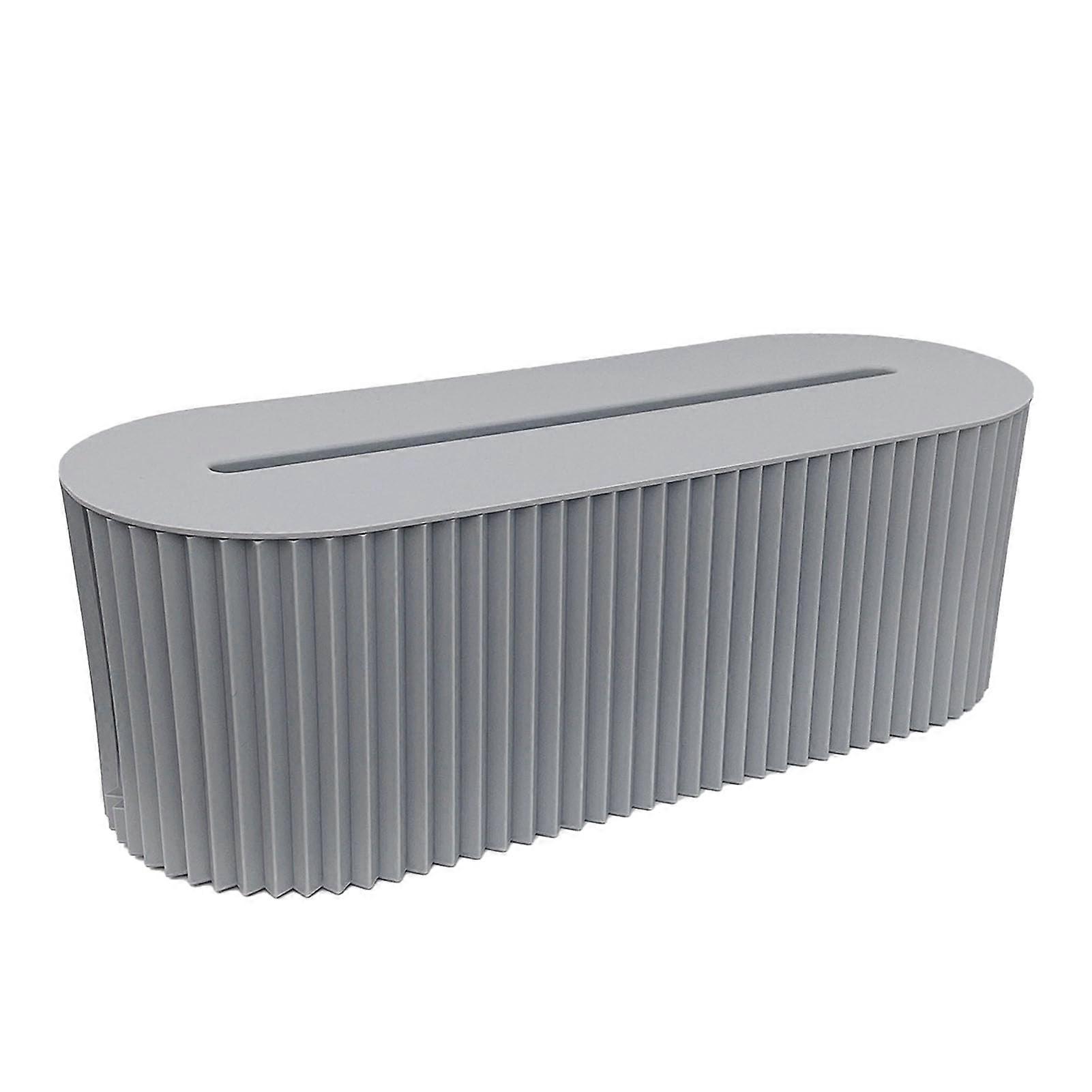 Cable Management Concealer, Plastic Exit Cable Storage Box, Blue, Multifunctional