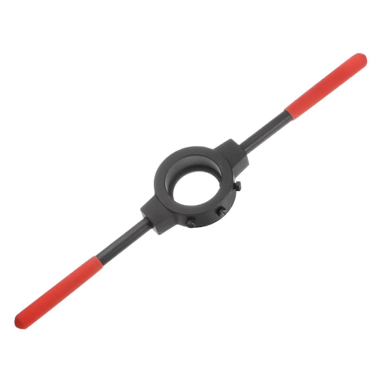 Die Wrench for Metric M27M36 (Metric) / 11/16'17/16' (UNC/UNF) / 65mm OD Round Die 65mm x 25mm Die Holder with Plastic Handle